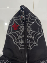 Load image into Gallery viewer, Versatile Is Rare Rhinestone Full Zip Hoodie
